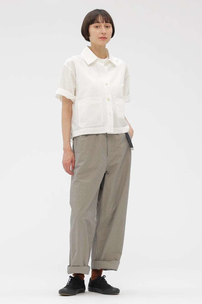 【マーガレットハウエル/MARGARET HOWELL】のCHEF CHECK COTTON TROUSERS インテリア・キッズ・メンズ・レディースファッション・服の通販 founy(ファニー) https://founy.com/ ファッション Fashion レディースファッション Fashion for Women パンツ Pants & Trousers チェック Check, Plaid, Tartan フラップ Flap, Flap Pocket ポケット Pocket, Pocket Detail ループ Loop, Loop Knit ワーク Workwear, Utility Style 新作・新入荷 New Arrivals / New In |ID: prp329100004942463 ipo3291000000037095154