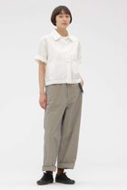 【マーガレットハウエル/MARGARET HOWELL】のCHEF CHECK COTTON TROUSERS ブラック|ID: prp329100004942463 ipo3291000000037095155