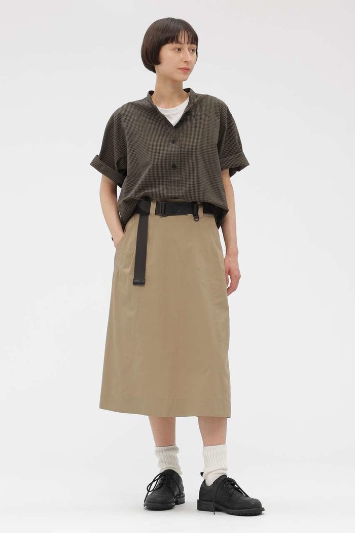 【マーガレットハウエル/MARGARET HOWELL】のFINE COMPACT COTTON POPLIN SKIRT インテリア・キッズ・メンズ・レディースファッション・服の通販 founy(ファニー) https://founy.com/ ファッション Fashion レディースファッション Fashion for Women スカート Skirts バランス Balance, Style Balance ポケット Pocket, Pocket Detail リラックス Relax, Relaxed Fit 夏 Summer 新作・新入荷 New Arrivals / New In |ID: prp329100004942464 ipo3291000000037095161