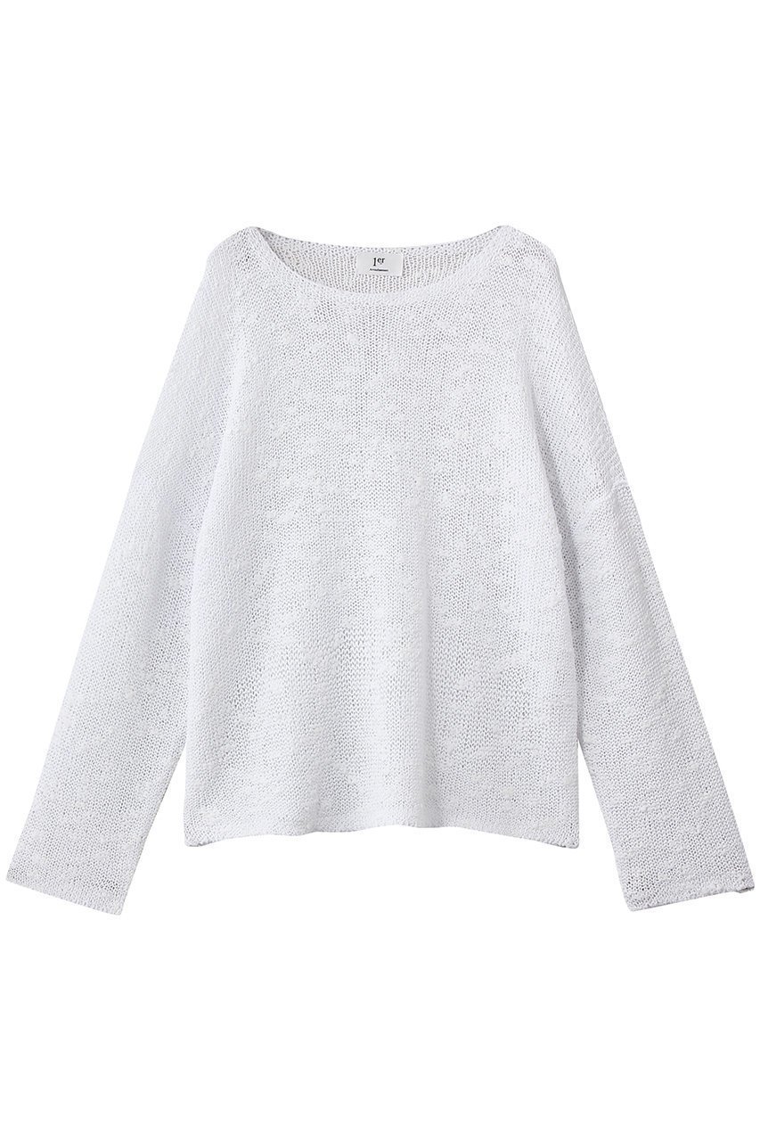 【プルミエ アロンディスモン/1er Arrondissement】のエアリースラブヤーンニット 人気、トレンドファッション・服の通販 founy(ファニー) 　ファッション　Fashion　レディースファッション　Fashion for Women　トップス・カットソー　Cut & Sew Tops　ニット　Knit Tops & Sweaters　カジュアルプルオーバー・ニットトップス　Pullovers & Knit Tops / Casual Pullovers　サマー　Summer, Summer Style　デニム　Denim, Jeans Material　夏　Summer　新作・新入荷　New Arrivals / New In　 other-1|ID: prp329100004942474 ipo3291000000037095238