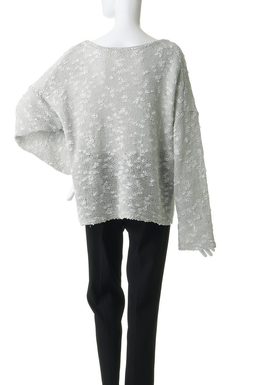 【プルミエ アロンディスモン/1er Arrondissement】のエアリースラブヤーンニット 人気、トレンドファッション・服の通販 founy(ファニー) 　ファッション　Fashion　レディースファッション　Fashion for Women　トップス・カットソー　Cut & Sew Tops　ニット　Knit Tops & Sweaters　カジュアルプルオーバー・ニットトップス　Pullovers & Knit Tops / Casual Pullovers　サマー　Summer, Summer Style　デニム　Denim, Jeans Material　夏　Summer　新作・新入荷　New Arrivals / New In　other-4|ID: prp329100004942474 ipo3291000000037095243