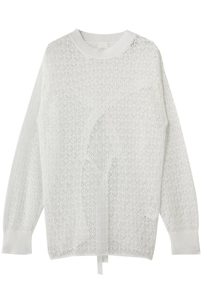 【プルミエ アロンディスモン/1er Arrondissement】の【NEPLA】リーフ編みバックレイヤードプルオーバー インテリア・キッズ・メンズ・レディースファッション・服の通販 founy(ファニー) https://founy.com/ ファッション Fashion レディースファッション Fashion for Women トップス・カットソー Cut & Sew Tops ニット Knit Tops & Sweaters カジュアルプルオーバー・ニットトップス Pullovers & Knit Tops / Casual Pullovers キュプラ Cupro, Eco Fabric リーフ Leaf, Botanical Leaf ワイド Wide, Wide Fit 新作・新入荷 New Arrivals / New In |ID: prp329100004942475 ipo3291000000037095245