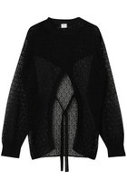 【プルミエ アロンディスモン/1er Arrondissement】の【NEPLA】リーフ編みバックレイヤードプルオーバー 人気、トレンドファッション・服の通販 founy(ファニー) ファッション Fashion レディースファッション Fashion for Women トップス・カットソー Cut & Sew Tops ニット Knit Tops & Sweaters カジュアルプルオーバー・ニットトップス Pullovers & Knit Tops / Casual Pullovers キュプラ Cupro, Eco Fabric リーフ Leaf, Botanical Leaf ワイド Wide, Wide Fit 新作・新入荷 New Arrivals / New In thumbnail ブラック|ID: prp329100004942475 ipo3291000000037095247