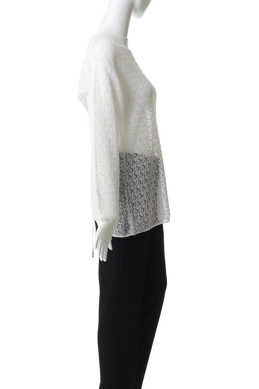 【プルミエ アロンディスモン/1er Arrondissement】の【NEPLA】リーフ編みバックレイヤードプルオーバー 人気、トレンドファッション・服の通販 founy(ファニー) 　ファッション　Fashion　レディースファッション　Fashion for Women　トップス・カットソー　Cut & Sew Tops　ニット　Knit Tops & Sweaters　カジュアルプルオーバー・ニットトップス　Pullovers & Knit Tops / Casual Pullovers　キュプラ　Cupro, Eco Fabric　リーフ　Leaf, Botanical Leaf　ワイド　Wide, Wide Fit　新作・新入荷　New Arrivals / New In　other-3|ID: prp329100004942475 ipo3291000000037095249