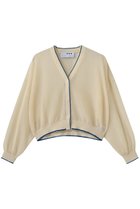 【エリオポール/heliopole】の【THREE DOTS】ALORA シアーカーディガン 人気、トレンドファッション・服の通販 founy(ファニー) ファッション Fashion レディースファッション Fashion for Women トップス・カットソー Cut & Sew Tops ニット Knit Tops & Sweaters カーディガン・羽織り Layered Style Cardigans エアリー Airy Texture カーディガン Cardigan, Knitwear シアー Sheer, See-Through スリーブ Sleeve, Long Sleeve / Short Sleeve パイピング Piping, Trim Design フェミニン Feminine, Girly ロング Long, Long-Length 夏 Summer 新作・新入荷 New Arrivals / New In 春 Spring S/S・春夏 SS, Spring/Summer, Warm Season thumbnail アイボリー|ID: prp329100004942483 ipo3291000000037095300