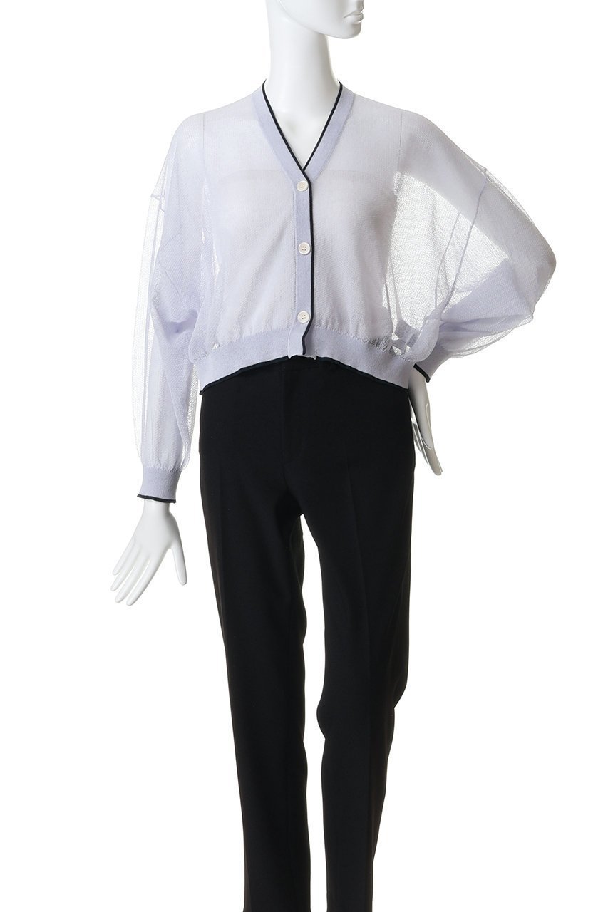 【エリオポール/heliopole】の【THREE DOTS】ALORA シアーカーディガン 人気、トレンドファッション・服の通販 founy(ファニー) 　ファッション　Fashion　レディースファッション　Fashion for Women　トップス・カットソー　Cut & Sew Tops　ニット　Knit Tops & Sweaters　カーディガン・羽織り　Layered Style Cardigans　エアリー　Airy Texture　カーディガン　Cardigan, Knitwear　シアー　Sheer, See-Through　スリーブ　Sleeve, Long Sleeve / Short Sleeve　パイピング　Piping, Trim Design　フェミニン　Feminine, Girly　ロング　Long, Long-Length　夏　Summer　新作・新入荷　New Arrivals / New In　春　Spring　S/S・春夏　SS, Spring/Summer, Warm Season　other-2|ID: prp329100004942483 ipo3291000000037095302