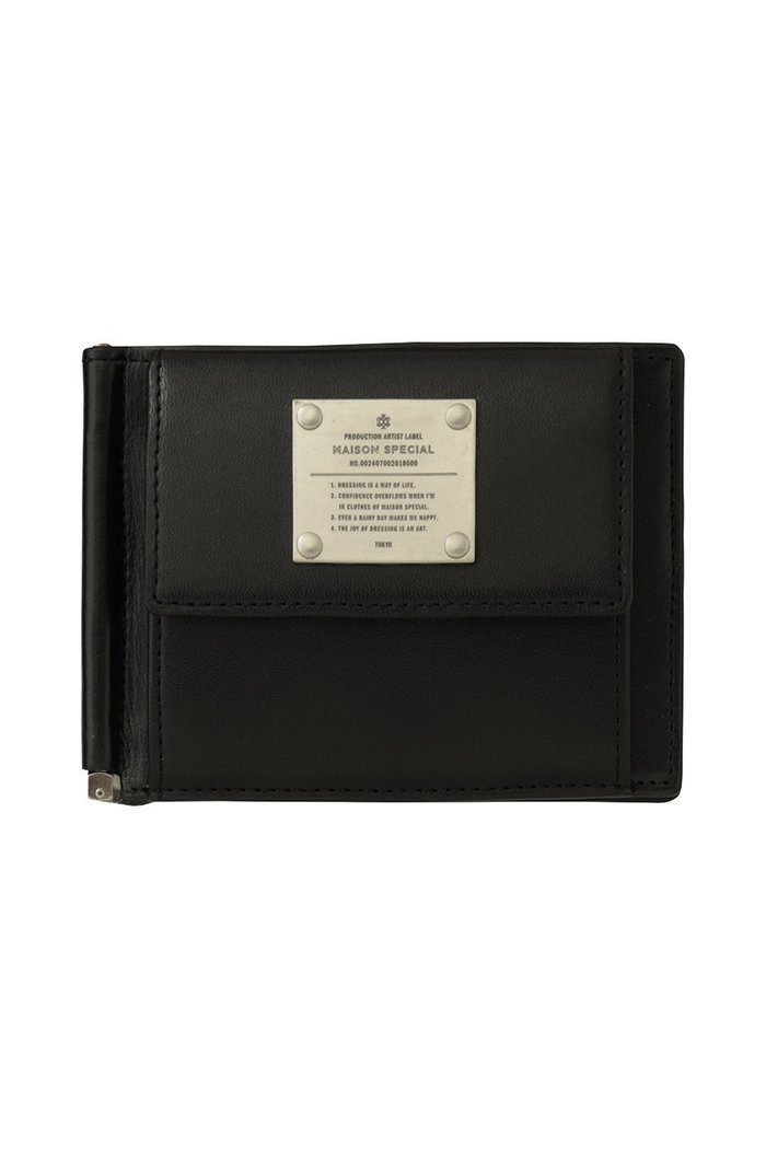 【メゾンスペシャル/MAISON SPECIAL】のマネークリップウォレット メタルプレート付き インテリア・キッズ・メンズ・レディースファッション・服の通販 founy(ファニー) https://founy.com/ ファッション Fashion レディースファッション Fashion for Women ミニ財布・二つ折り財布 Wallets & Card Cases ユニセックス Unisex, Genderless ウォレット Wallet スマート Smart, Elegant フィット Fit, Slim Fit プレート Plate, Dish ポケット Pocket, Pocket Detail メタル Metal, Metal Parts 新作・新入荷 New Arrivals / New In 財布 Wallet, Purse |ID: prp329100004942489 ipo3291000000037095343