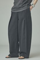 【カレンソロジー/Curensology】のコットンワッシャースタッズパンツ ブラック|ID: prp329100004942490 ipo3291000000037245305