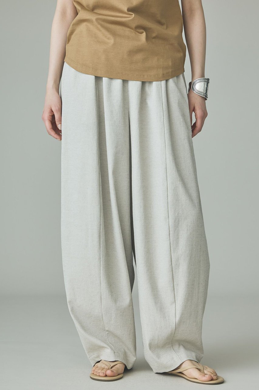 【カレンソロジー/Curensology】のシェルタリングドロストパンツ インテリア・キッズ・メンズ・レディースファッション・服の通販 founy(ファニー) 　ファッション　Fashion　レディースファッション　Fashion for Women　パンツ　Pants & Trousers　ドローコード　Drawcord, Drawstring Cord　リネン　Linen, Linen Fabric　ワイド　Wide, Wide Fit　吸水　Absorbent, Quick-Dry　新作・新入荷　New Arrivals / New In　ベージュ|ID: prp329100004942491 ipo3291000000037095362