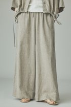 【カレンソロジー/Curensology】のリネンミックスドロストパンツ ベージュ|ID: prp329100004942492 ipo3291000000037095372