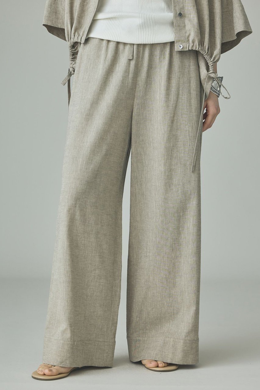 【カレンソロジー/Curensology】のリネンミックスドロストパンツ 人気、トレンドファッション・服の通販 founy(ファニー) 　ファッション　Fashion　レディースファッション　Fashion for Women　パンツ　Pants & Trousers　おすすめ　Recommended / Our Picks　ストレッチ　Stretch, Stretchy Fabric　セットアップ　Set-Up, Coordinated Outfit　ドローストリング　Drawstring, Pull Cord　フィット　Fit, Slim Fit　リネン　Linen, Linen Fabric　リラックス　Relax, Relaxed Fit　新作・新入荷　New Arrivals / New In　other-2|ID: prp329100004942492 ipo3291000000037095373