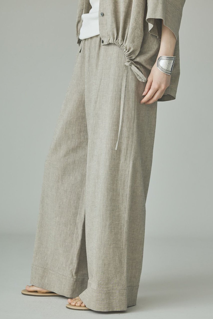 【カレンソロジー/Curensology】のリネンミックスドロストパンツ 人気、トレンドファッション・服の通販 founy(ファニー) 　ファッション　Fashion　レディースファッション　Fashion for Women　パンツ　Pants & Trousers　おすすめ　Recommended / Our Picks　ストレッチ　Stretch, Stretchy Fabric　セットアップ　Set-Up, Coordinated Outfit　ドローストリング　Drawstring, Pull Cord　フィット　Fit, Slim Fit　リネン　Linen, Linen Fabric　リラックス　Relax, Relaxed Fit　新作・新入荷　New Arrivals / New In　other-3|ID: prp329100004942492 ipo3291000000037095374