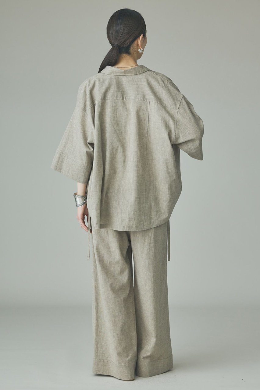 【カレンソロジー/Curensology】のリネンミックスドロストパンツ 人気、トレンドファッション・服の通販 founy(ファニー) 　ファッション　Fashion　レディースファッション　Fashion for Women　パンツ　Pants & Trousers　おすすめ　Recommended / Our Picks　ストレッチ　Stretch, Stretchy Fabric　セットアップ　Set-Up, Coordinated Outfit　ドローストリング　Drawstring, Pull Cord　フィット　Fit, Slim Fit　リネン　Linen, Linen Fabric　リラックス　Relax, Relaxed Fit　新作・新入荷　New Arrivals / New In　other-7|ID: prp329100004942492 ipo3291000000037095378