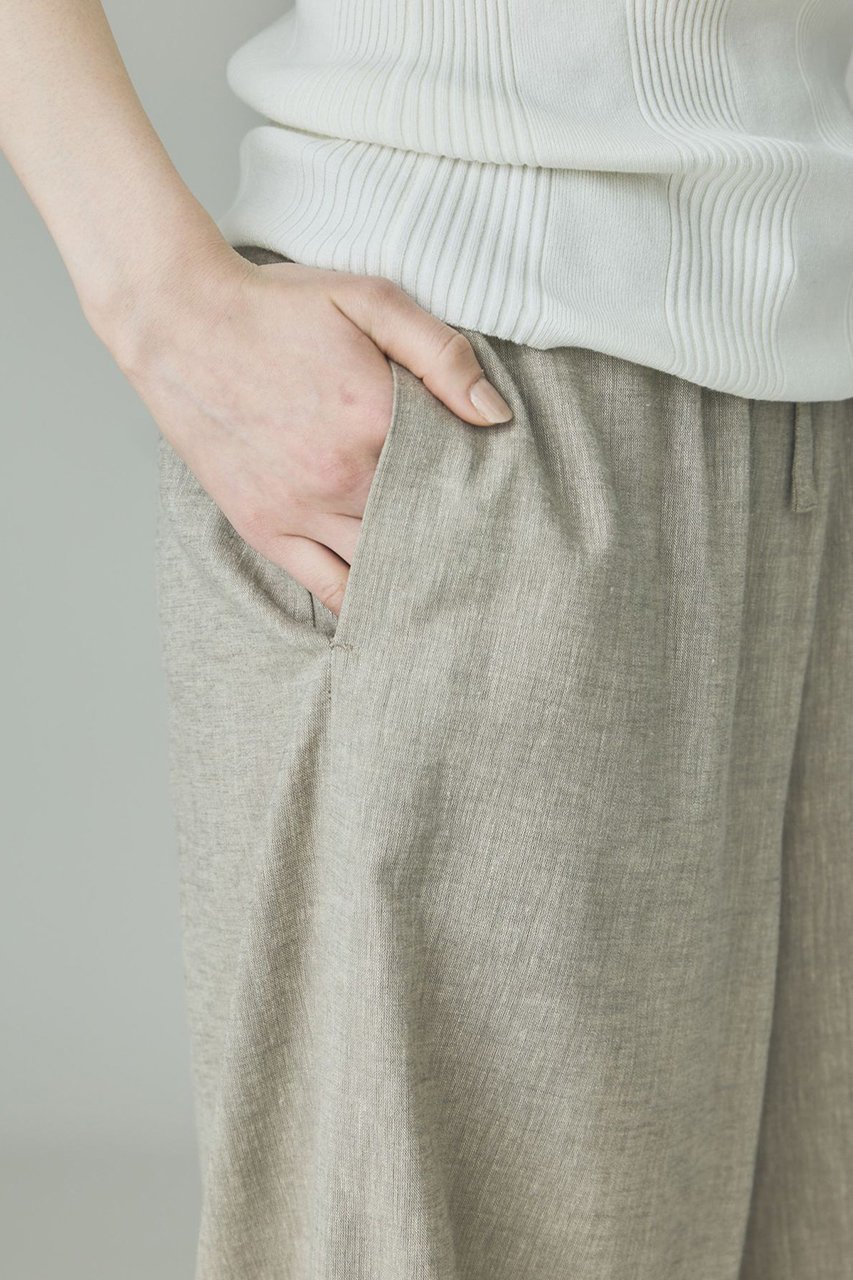 【カレンソロジー/Curensology】のリネンミックスドロストパンツ 人気、トレンドファッション・服の通販 founy(ファニー) 　ファッション　Fashion　レディースファッション　Fashion for Women　パンツ　Pants & Trousers　おすすめ　Recommended / Our Picks　ストレッチ　Stretch, Stretchy Fabric　セットアップ　Set-Up, Coordinated Outfit　ドローストリング　Drawstring, Pull Cord　フィット　Fit, Slim Fit　リネン　Linen, Linen Fabric　リラックス　Relax, Relaxed Fit　新作・新入荷　New Arrivals / New In　other-8|ID: prp329100004942492 ipo3291000000037095379