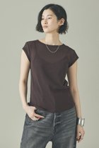 【カレンソロジー/Curensology】のコットンチュールショートスリーブプルオーバー 人気、トレンドファッション・服の通販 founy(ファニー) ファッション Fashion レディースファッション Fashion for Women トップス・カットソー Cut & Sew Tops シャツ・ブラウス・オフィスカジュアル Elegant Blouses & Button-Ups ロングTシャツ・Tシャツ Longline T-Shirts & Tees カジュアルプルオーバー・ニットトップス Pullovers & Knit Tops / Casual Pullovers カットソー・ベーシックTシャツ Cut-and-Sewn Tops / Stretch Tees & Basics おすすめ Recommended / Our Picks インナー Innerwear ショート Short, Short Length ストレッチ Stretch, Stretchy Fabric スリーブ Sleeve, Long Sleeve / Short Sleeve ビスチェ Bustier, Corset Top 半袖 Short Sleeve, Half Sleeve 新作・新入荷 New Arrivals / New In thumbnail ダークブラウン|ID: prp329100004942493 ipo3291000000037095383