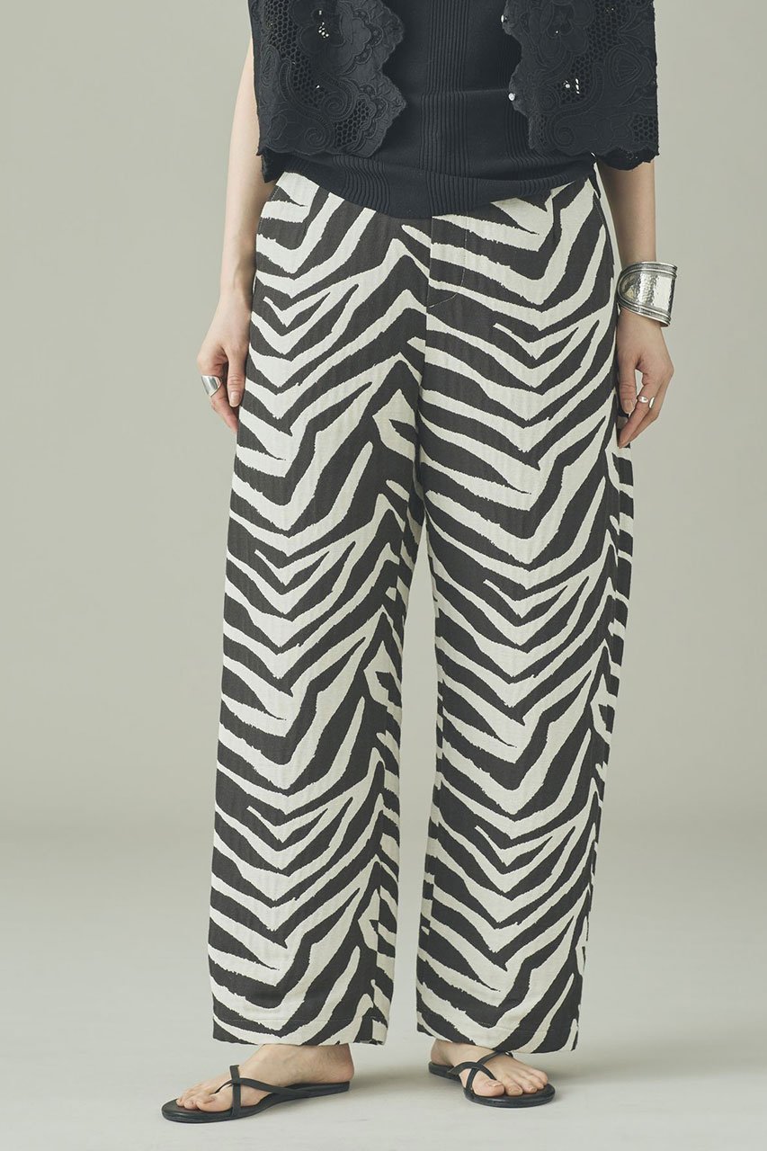 【カレンソロジー/Curensology】の〈C.S.G〉ゼブラジャカードパンツ 人気、トレンドファッション・服の通販 founy(ファニー) 　ファッション　Fashion　レディースファッション　Fashion for Women　パンツ　Pants & Trousers　シンプル　Simple, Minimal　ジャカード／ジャガード　Jacquard, Woven Pattern　スマート　Smart, Elegant　バランス　Balance, Style Balance　フランス　France, French　おすすめ　Recommended / Our Picks　新作・新入荷　New Arrivals / New In　other-2|ID: prp329100004942496 ipo3291000000037095411