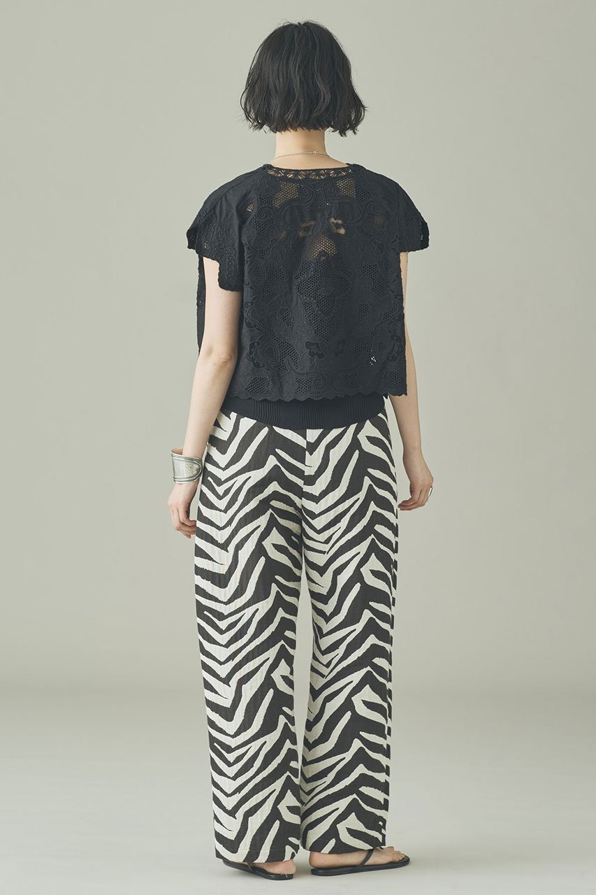 【カレンソロジー/Curensology】の〈C.S.G〉ゼブラジャカードパンツ 人気、トレンドファッション・服の通販 founy(ファニー) 　ファッション　Fashion　レディースファッション　Fashion for Women　パンツ　Pants & Trousers　シンプル　Simple, Minimal　ジャカード／ジャガード　Jacquard, Woven Pattern　スマート　Smart, Elegant　バランス　Balance, Style Balance　フランス　France, French　おすすめ　Recommended / Our Picks　新作・新入荷　New Arrivals / New In　other-7|ID: prp329100004942496 ipo3291000000037095416