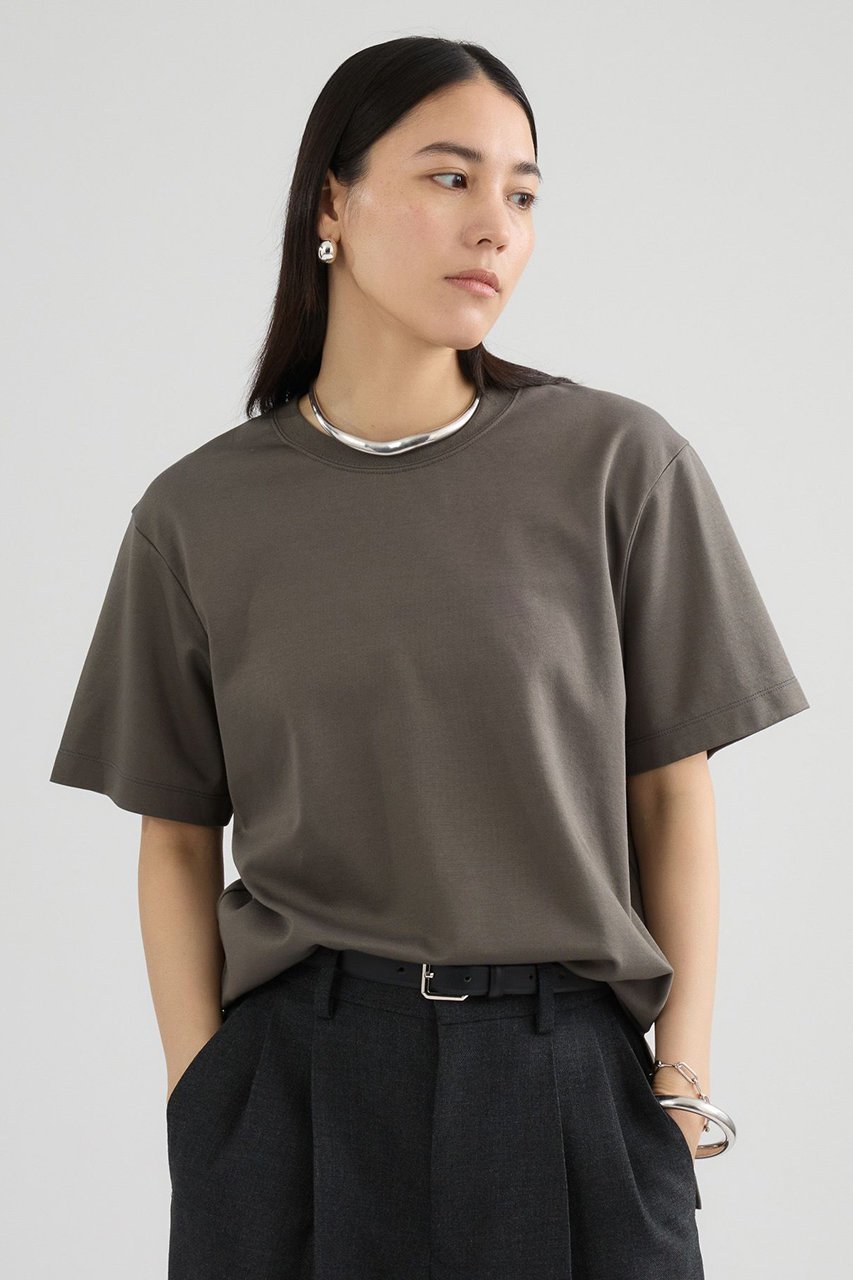 【カオス/Chaos】のリリスTシャツ インテリア・キッズ・メンズ・レディースファッション・服の通販 founy(ファニー) 　ファッション　Fashion　レディースファッション　Fashion for Women　トップス・カットソー　Cut & Sew Tops　シャツ・ブラウス・オフィスカジュアル　Elegant Blouses & Button-Ups　ロングTシャツ・Tシャツ　Longline T-Shirts & Tees　カットソー・ベーシックTシャツ　Cut-and-Sewn Tops / Stretch Tees & Basics　カットソー　Cut and Sewn Top　ショート　Short, Short Length　スリット　Slit, Slit Detail　スリーブ　Sleeve, Long Sleeve / Short Sleeve　ボトム　Bottoms, Lower Wear　エレガント 上品　Elegant　新作・新入荷　New Arrivals / New In　カーキ|ID: prp329100004942498 ipo3291000000037095431