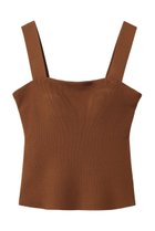 【ナイスナイスモーメント/NICENICE MOMENT】のスクエア タンクトップ(3Dカップ付き) 人気、トレンドファッション・服の通販 founy(ファニー) ファッション Fashion レディースファッション Fashion for Women トップス・カットソー Cut & Sew Tops ニット Knit Tops & Sweaters カジュアルプルオーバー・ニットトップス Pullovers & Knit Tops / Casual Pullovers インナー Innerwear スクエア Square, Square Shape タンク Tank Top, Sleeveless Top ワイヤー Wire, Wired Bra 新作・新入荷 New Arrivals / New In thumbnail シーダーブラウン|ID: prp329100004942503 ipo3291000000037095477