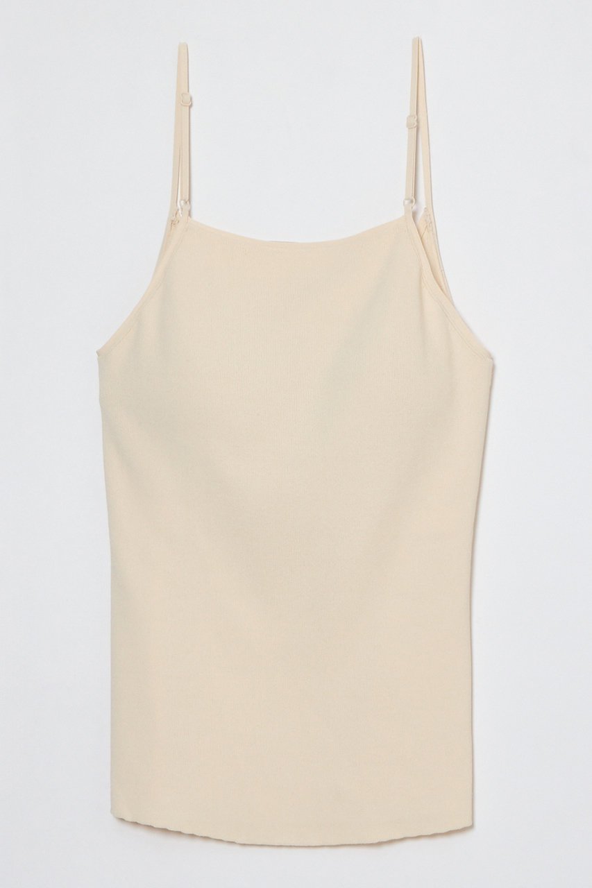 【ナイスナイスモーメント/NICENICE MOMENT】のストラップ キャミソール(不織布カップ付き) インテリア・キッズ・メンズ・レディースファッション・服の通販 founy(ファニー) 　ファッション　Fashion　レディースファッション　Fashion for Women　トップス・カットソー　Cut & Sew Tops　ニット　Knit Tops & Sweaters　キャミソール&ノースリーブ　Camisoles & Sleeveless Tops　カジュアルプルオーバー・ニットトップス　Pullovers & Knit Tops / Casual Pullovers　インナー　Innerwear　キャミソール　Camisole, Spaghetti Strap Top　フィット　Fit, Slim Fit　ラップ　Wrap, Wrap Design　新作・新入荷　New Arrivals / New In　エクリュ|ID: prp329100004942505 ipo3291000000037095490