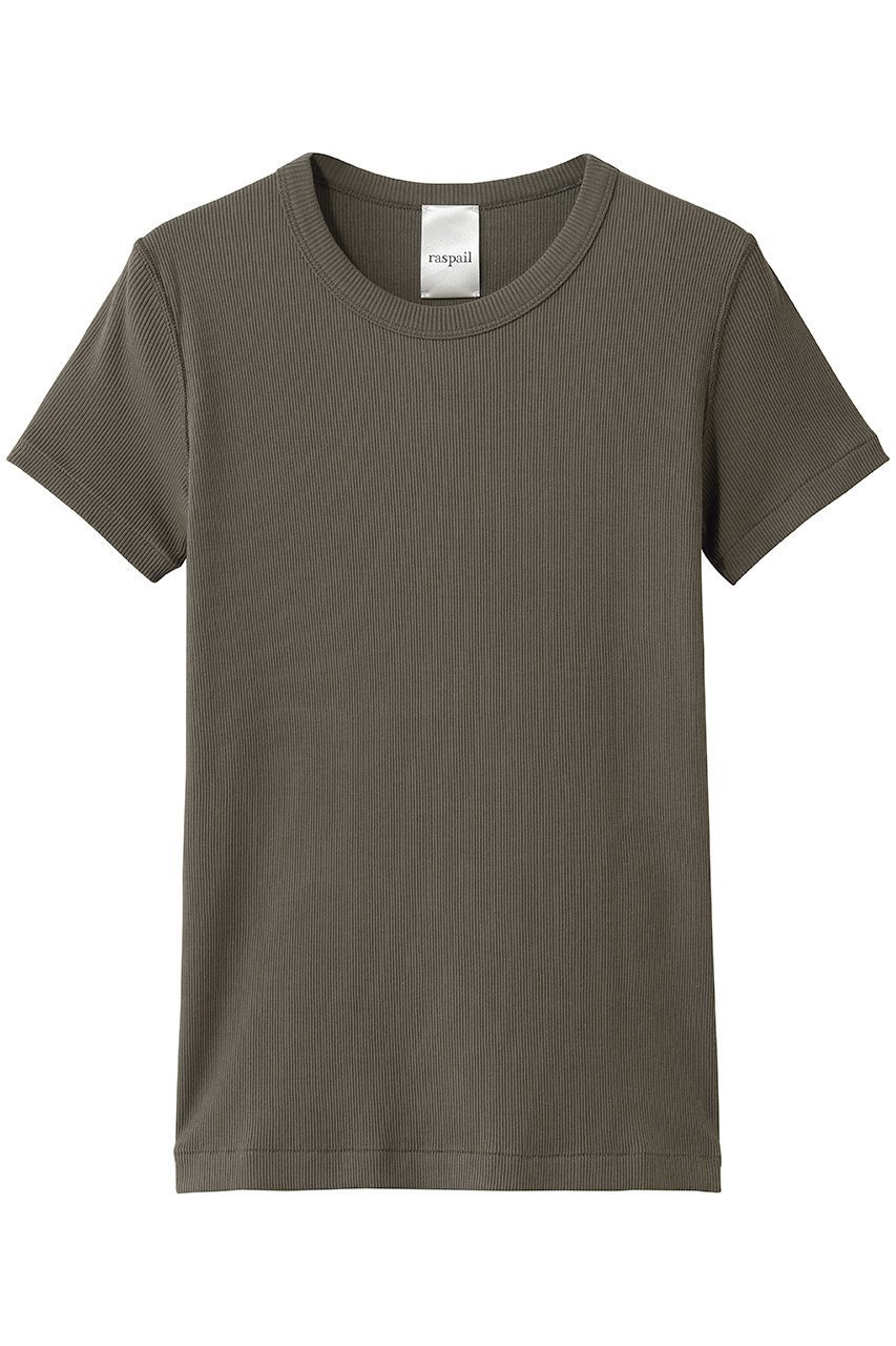 【ブリル/BRILL】の【raspail】リブクルーネックプルオーバー インテリア・キッズ・メンズ・レディースファッション・服の通販 founy(ファニー) 　ファッション　Fashion　レディースファッション　Fashion for Women　トップス・カットソー　Cut & Sew Tops　シャツ・ブラウス・オフィスカジュアル　Elegant Blouses & Button-Ups　ロングTシャツ・Tシャツ　Longline T-Shirts & Tees　カジュアルプルオーバー・ニットトップス　Pullovers & Knit Tops / Casual Pullovers　カットソー・ベーシックTシャツ　Cut-and-Sewn Tops / Stretch Tees & Basics　ショート　Short, Short Length　スリーブ　Sleeve, Long Sleeve / Short Sleeve　新作・新入荷　New Arrivals / New In　モカ|ID: prp329100004942506 ipo3291000000037095498