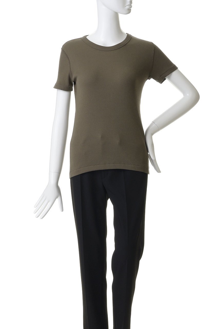 【ブリル/BRILL】の【raspail】リブクルーネックプルオーバー 人気、トレンドファッション・服の通販 founy(ファニー) 　ファッション　Fashion　レディースファッション　Fashion for Women　トップス・カットソー　Cut & Sew Tops　シャツ・ブラウス・オフィスカジュアル　Elegant Blouses & Button-Ups　ロングTシャツ・Tシャツ　Longline T-Shirts & Tees　カジュアルプルオーバー・ニットトップス　Pullovers & Knit Tops / Casual Pullovers　カットソー・ベーシックTシャツ　Cut-and-Sewn Tops / Stretch Tees & Basics　ショート　Short, Short Length　スリーブ　Sleeve, Long Sleeve / Short Sleeve　新作・新入荷　New Arrivals / New In　other-2|ID: prp329100004942506 ipo3291000000037095499