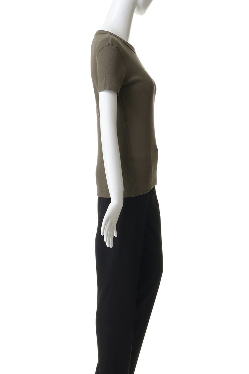 【ブリル/BRILL】の【raspail】リブクルーネックプルオーバー 人気、トレンドファッション・服の通販 founy(ファニー) 　ファッション　Fashion　レディースファッション　Fashion for Women　トップス・カットソー　Cut & Sew Tops　シャツ・ブラウス・オフィスカジュアル　Elegant Blouses & Button-Ups　ロングTシャツ・Tシャツ　Longline T-Shirts & Tees　カジュアルプルオーバー・ニットトップス　Pullovers & Knit Tops / Casual Pullovers　カットソー・ベーシックTシャツ　Cut-and-Sewn Tops / Stretch Tees & Basics　ショート　Short, Short Length　スリーブ　Sleeve, Long Sleeve / Short Sleeve　新作・新入荷　New Arrivals / New In　other-3|ID: prp329100004942506 ipo3291000000037095500