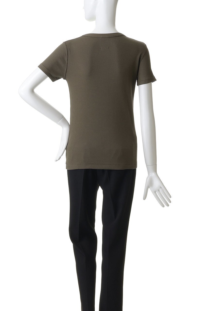 【ブリル/BRILL】の【raspail】リブクルーネックプルオーバー 人気、トレンドファッション・服の通販 founy(ファニー) 　ファッション　Fashion　レディースファッション　Fashion for Women　トップス・カットソー　Cut & Sew Tops　シャツ・ブラウス・オフィスカジュアル　Elegant Blouses & Button-Ups　ロングTシャツ・Tシャツ　Longline T-Shirts & Tees　カジュアルプルオーバー・ニットトップス　Pullovers & Knit Tops / Casual Pullovers　カットソー・ベーシックTシャツ　Cut-and-Sewn Tops / Stretch Tees & Basics　ショート　Short, Short Length　スリーブ　Sleeve, Long Sleeve / Short Sleeve　新作・新入荷　New Arrivals / New In　other-4|ID: prp329100004942506 ipo3291000000037095501