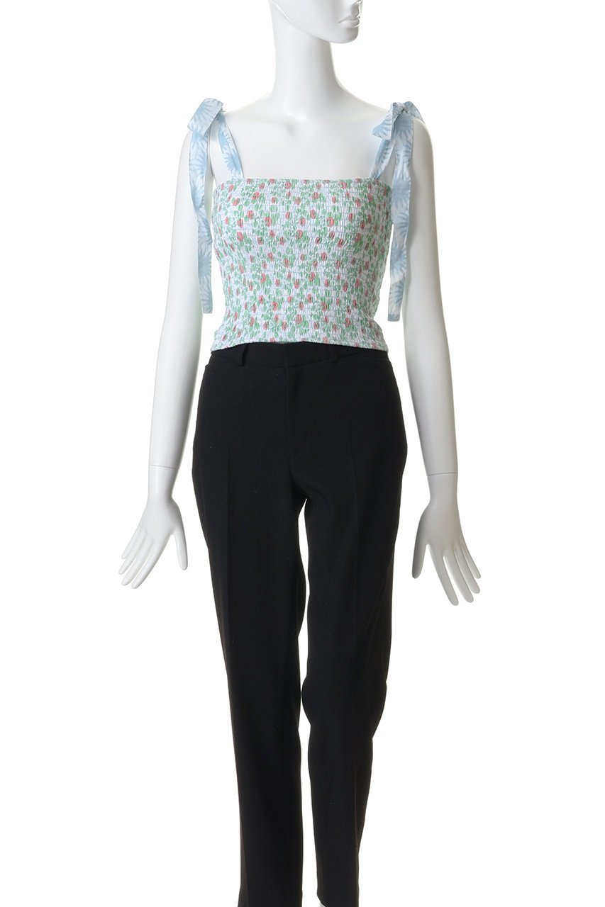 【エスゼット ブロックプリント/SZ Blockprints】のDAISY TOP BLUEBERRY キャミソールトップ 人気、トレンドファッション・服の通販 founy(ファニー) 　ファッション　Fashion　レディースファッション　Fashion for Women　トップス・カットソー　Cut & Sew Tops　キャミソール&ノースリーブ　Camisoles & Sleeveless Tops　シャツ・ブラウス・オフィスカジュアル　Elegant Blouses & Button-Ups　ロングTシャツ・Tシャツ　Longline T-Shirts & Tees　カットソー・ベーシックTシャツ　Cut-and-Sewn Tops / Stretch Tees & Basics　キャミソール　Camisole, Spaghetti Strap Top　ショルダー　Shoulder, Shoulder Strap　タンク　Tank Top, Sleeveless Top　バランス　Balance, Style Balance　リボン　Ribbon, Bow　ワイド　Wide, Wide Fit　夏　Summer　新作・新入荷　New Arrivals / New In　春　Spring　S/S・春夏　SS, Spring/Summer, Warm Season　other-2|ID: prp329100004942507 ipo3291000000037095505