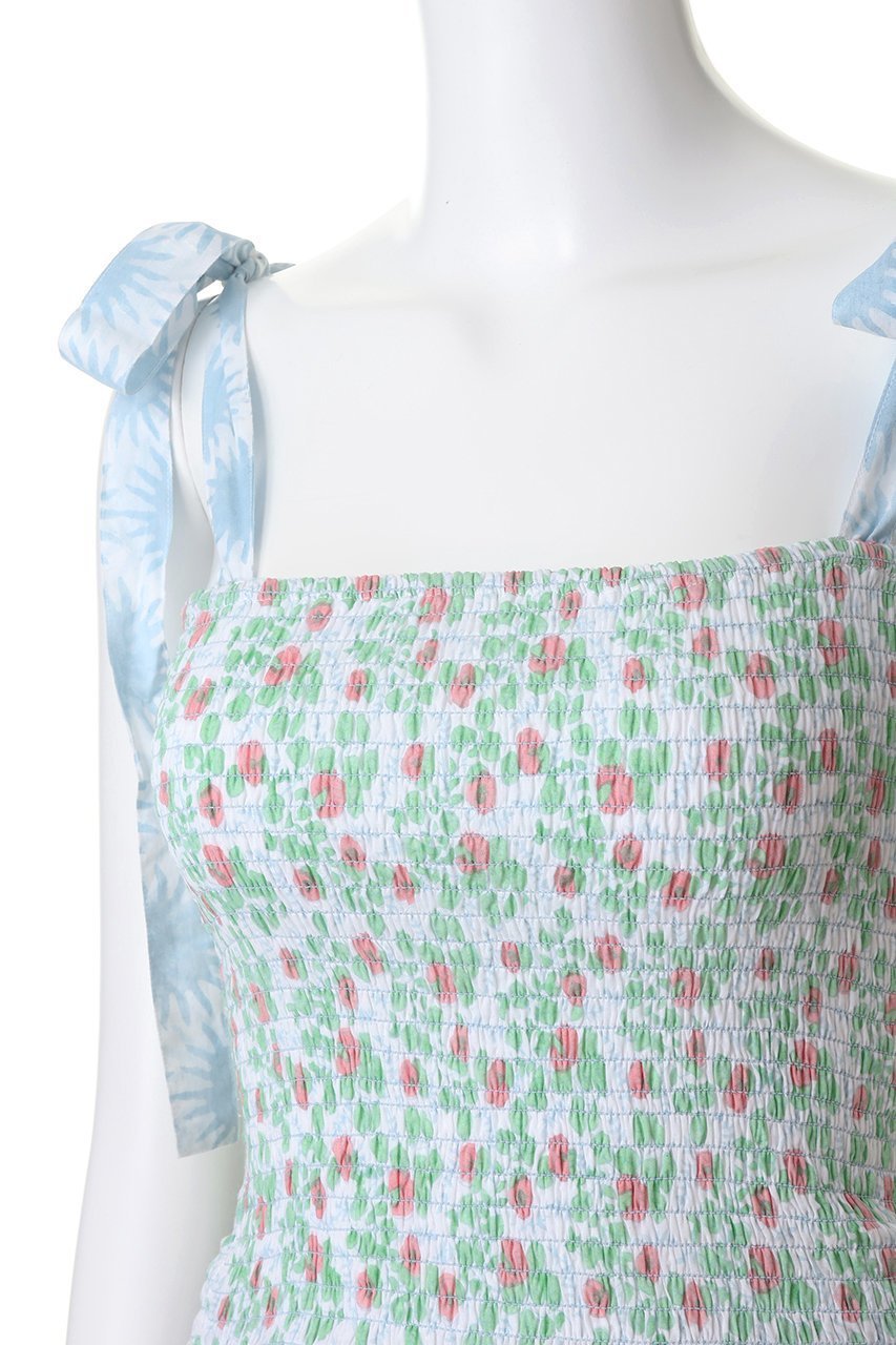 【エスゼット ブロックプリント/SZ Blockprints】のDAISY TOP BLUEBERRY キャミソールトップ 人気、トレンドファッション・服の通販 founy(ファニー) 　ファッション　Fashion　レディースファッション　Fashion for Women　トップス・カットソー　Cut & Sew Tops　キャミソール&ノースリーブ　Camisoles & Sleeveless Tops　シャツ・ブラウス・オフィスカジュアル　Elegant Blouses & Button-Ups　ロングTシャツ・Tシャツ　Longline T-Shirts & Tees　カットソー・ベーシックTシャツ　Cut-and-Sewn Tops / Stretch Tees & Basics　キャミソール　Camisole, Spaghetti Strap Top　ショルダー　Shoulder, Shoulder Strap　タンク　Tank Top, Sleeveless Top　バランス　Balance, Style Balance　リボン　Ribbon, Bow　ワイド　Wide, Wide Fit　夏　Summer　新作・新入荷　New Arrivals / New In　春　Spring　S/S・春夏　SS, Spring/Summer, Warm Season　other-5|ID: prp329100004942507 ipo3291000000037095508