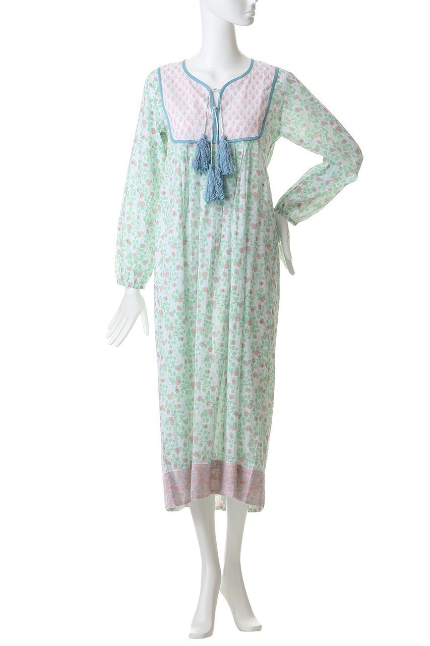 【エスゼット ブロックプリント/SZ Blockprints】のKITTY DRESS BLUEBERRY タッセル付きドレス 人気、トレンドファッション・服の通販 founy(ファニー) 　ファッション　Fashion　レディースファッション　Fashion for Women　ワンピース　Dresses　フォーマル・パーティードレス・結婚式用ドレス　Elegant & Casual Dresses　チュニック　Tunic Tops & Dresses　オリエンタル　Oriental Pattern　タッセル　Tassel, Fringe　チュニック　Tunic, Long Top　ドレス　Dress, One-Piece　フレア　Flare, Flared　リゾート　Resort, Vacation Style　新作・新入荷　New Arrivals / New In　other-2|ID: prp329100004942508 ipo3291000000037095511