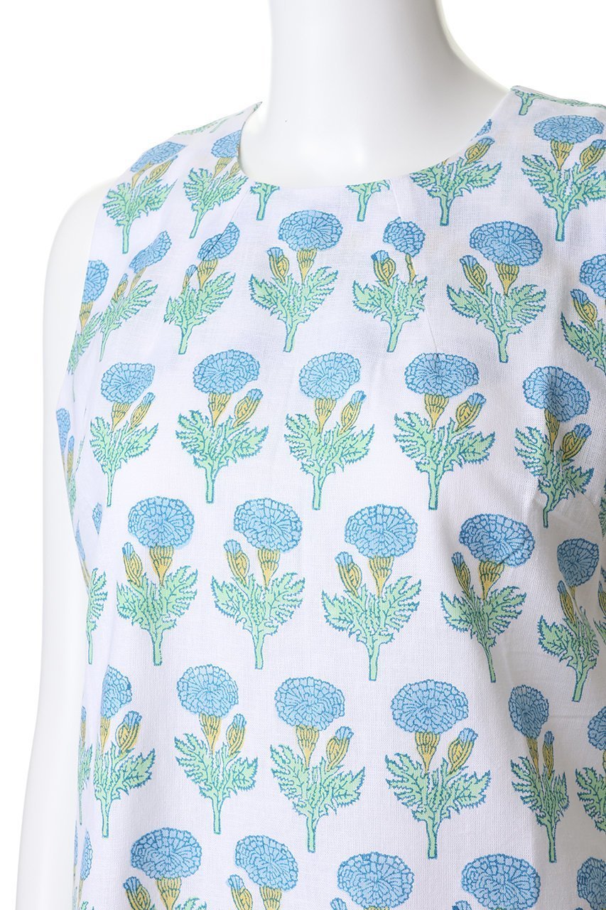 【エスゼット ブロックプリント/SZ Blockprints】のRINA DRESS FLEUR ノースリーブドレス 人気、トレンドファッション・服の通販 founy(ファニー) 　ファッション　Fashion　レディースファッション　Fashion for Women　ワンピース　Dresses　フォーマル・パーティードレス・結婚式用ドレス　Elegant & Casual Dresses　チュニック　Tunic Tops & Dresses　チュニック　Tunic, Long Top　ドレス　Dress, One-Piece　ノースリーブ　Sleeveless, No-Sleeve　新作・新入荷　New Arrivals / New In　other-5|ID: prp329100004942509 ipo3291000000037095523