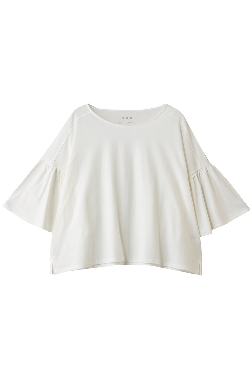 【スリー ドッツ/three dots】のドライコットン ドレスTシャツ インテリア・キッズ・メンズ・レディースファッション・服の通販 founy(ファニー) 　ファッション　Fashion　レディースファッション　Fashion for Women　トップス・カットソー　Cut & Sew Tops　シャツ・ブラウス・オフィスカジュアル　Elegant Blouses & Button-Ups　ロングTシャツ・Tシャツ　Longline T-Shirts & Tees　カットソー・ベーシックTシャツ　Cut-and-Sewn Tops / Stretch Tees & Basics　ワンピース　Dresses　フォーマル・パーティードレス・結婚式用ドレス　Elegant & Casual Dresses　ショート　Short, Short Length　スリーブ　Sleeve, Long Sleeve / Short Sleeve　ドレス　Dress, One-Piece　ファブリック　Fabric, Textile　新作・新入荷　New Arrivals / New In　旅行　Travel　ホワイト|ID: prp329100004942511 ipo3291000000037095537