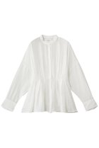 【ミディウミソリッド/MIDIUMISOLID】のtucked blouse ブラウス 人気、トレンドファッション・服の通販 founy(ファニー) ファッション Fashion レディースファッション Fashion for Women トップス・カットソー Cut & Sew Tops シャツ・ブラウス・オフィスカジュアル Elegant Blouses & Button-Ups シアー Sheer, See-Through スリーブ Sleeve, Long Sleeve / Short Sleeve フレア Flare, Flared ペプラム Peplum, Flared Hem ロング Long, Long-Length 新作・新入荷 New Arrivals / New In thumbnail off white|ID: prp329100004942513 ipo3291000000037095552