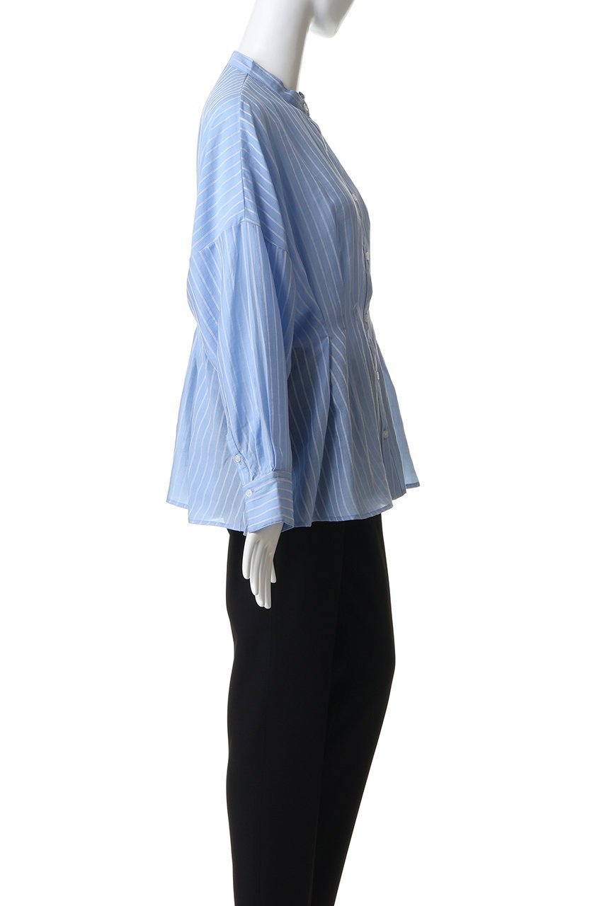 【ミディウミソリッド/MIDIUMISOLID】のtucked blouse ブラウス 人気、トレンドファッション・服の通販 founy(ファニー) 　ファッション　Fashion　レディースファッション　Fashion for Women　トップス・カットソー　Cut & Sew Tops　シャツ・ブラウス・オフィスカジュアル　Elegant Blouses & Button-Ups　シアー　Sheer, See-Through　スリーブ　Sleeve, Long Sleeve / Short Sleeve　フレア　Flare, Flared　ペプラム　Peplum, Flared Hem　ロング　Long, Long-Length　新作・新入荷　New Arrivals / New In　other-3|ID: prp329100004942513 ipo3291000000037095555