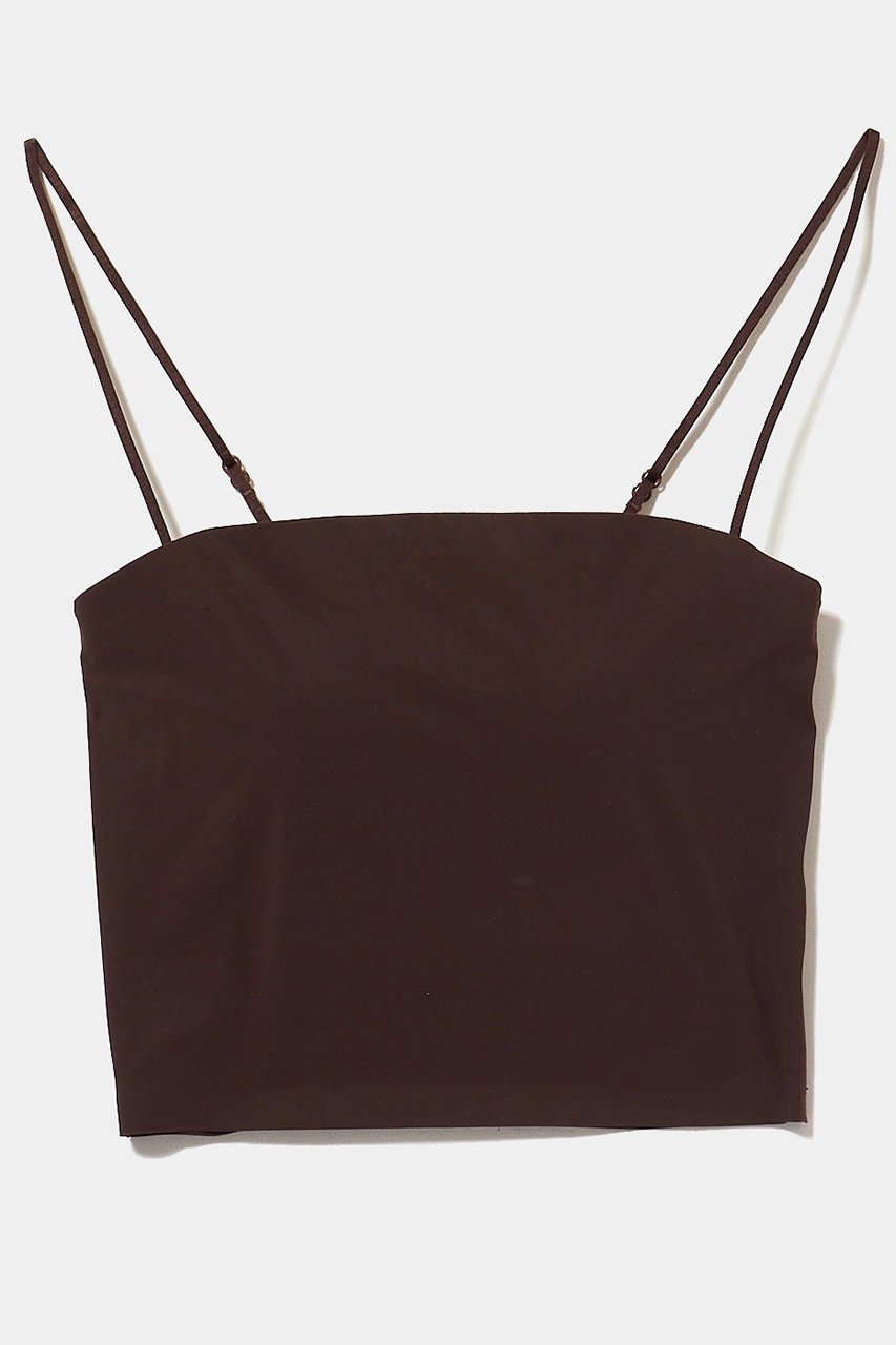 【ナイスナイスモーメント/NICENICE MOMENT】のデタッチャブル ストラップ チューブ(3Dカップ付き) インテリア・キッズ・メンズ・レディースファッション・服の通販 founy(ファニー) 　ファッション　Fashion　レディースファッション　Fashion for Women　下着・ランジェリー　Lingerie & Intimates　その他ランジェリー・インナーアイテム　Other Lingerie / Intimates　インナー　Innerwear　キャミソール　Camisole, Spaghetti Strap Top　チューブ　Tube, Tube Top　バイアス　Bias, Diagonal Cut　ラップ　Wrap, Wrap Design　ランジェリー　Lingerie, Intimate Wear　ワイヤー　Wire, Wired Bra　新作・新入荷　New Arrivals / New In　チョコレート|ID: prp329100004942515 ipo3291000000037095567