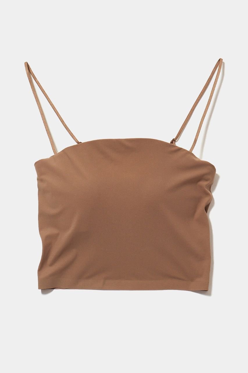 【ナイスナイスモーメント/NICENICE MOMENT】のデタッチャブル ストラップ チューブ(3Dカップ付き) インテリア・キッズ・メンズ・レディースファッション・服の通販 founy(ファニー) 　ファッション　Fashion　レディースファッション　Fashion for Women　下着・ランジェリー　Lingerie & Intimates　その他ランジェリー・インナーアイテム　Other Lingerie / Intimates　インナー　Innerwear　キャミソール　Camisole, Spaghetti Strap Top　チューブ　Tube, Tube Top　バイアス　Bias, Diagonal Cut　ラップ　Wrap, Wrap Design　ランジェリー　Lingerie, Intimate Wear　ワイヤー　Wire, Wired Bra　新作・新入荷　New Arrivals / New In　モカ|ID: prp329100004942515 ipo3291000000037095568
