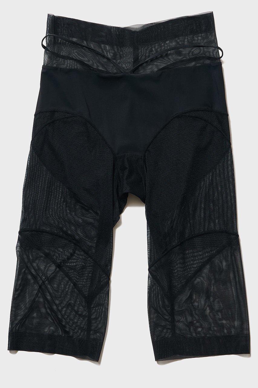 【ナイスナイスモーメント/NICENICE MOMENT】のメッシュ バイカー ショーツ インテリア・キッズ・メンズ・レディースファッション・服の通販 founy(ファニー) 　ファッション　Fashion　レディースファッション　Fashion for Women　下着・ランジェリー　Lingerie & Intimates　ショーツ・ランジェリー用ボトムス　Panties / Briefs / Lingerie Bottoms　カッティング　Cutting Detail　ショーツ　Shorts, Short Pants　メッシュ　Mesh, Net Fabric　ランジェリー　Lingerie, Intimate Wear　新作・新入荷　New Arrivals / New In　ブラック|ID: prp329100004942518 ipo3291000000037095587