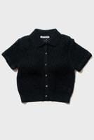 【ナイスナイスモーメント/NICENICE MOMENT】のアイレット ポロニット(不織布カップ付き) 人気、トレンドファッション・服の通販 founy(ファニー) ファッション Fashion レディースファッション Fashion for Women トップス・カットソー Cut & Sew Tops ニット Knit Tops & Sweaters カジュアルプルオーバー・ニットトップス Pullovers & Knit Tops / Casual Pullovers アイレット Eyelet Lace インナー Innerwear フロント Front, Front Design メッシュ Mesh, Net Fabric 新作・新入荷 New Arrivals / New In |ID:prp329100004942527