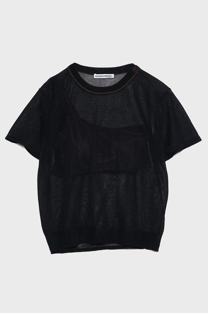 【ナイスナイスモーメント/NICENICE MOMENT】のシアー Tシャツ コンボ(3Dカップ付き) インテリア・キッズ・メンズ・レディースファッション・服の通販 founy(ファニー) https://founy.com/ ファッション Fashion レディースファッション Fashion for Women トップス・カットソー Cut & Sew Tops ニット Knit Tops & Sweaters シャツ・ブラウス・オフィスカジュアル Elegant Blouses & Button-Ups ロングTシャツ・Tシャツ Longline T-Shirts & Tees カジュアルプルオーバー・ニットトップス Pullovers & Knit Tops / Casual Pullovers インナー Innerwear シアー Sheer, See-Through ショルダー Shoulder, Shoulder Strap シルク Silk, 100% Silk ワイヤー Wire, Wired Bra 新作・新入荷 New Arrivals / New In |ID: prp329100004942528 ipo3291000000037095653