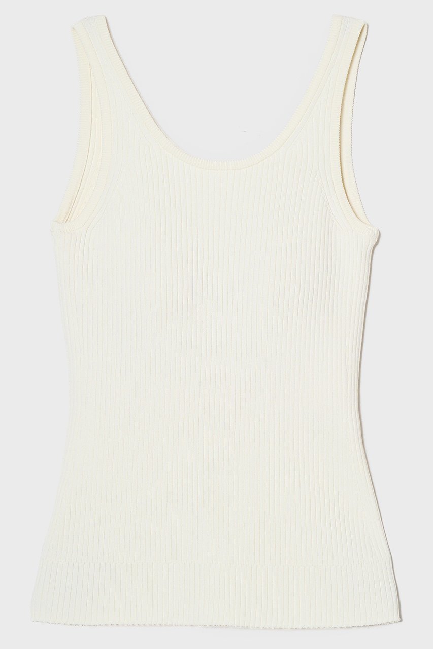 【ナイスナイスモーメント/NICENICE MOMENT】のタンクトップ トップ シェル(不織布カップ付き) インテリア・キッズ・メンズ・レディースファッション・服の通販 founy(ファニー) 　ファッション　Fashion　レディースファッション　Fashion for Women　トップス・カットソー　Cut & Sew Tops　ニット　Knit Tops & Sweaters　カジュアルプルオーバー・ニットトップス　Pullovers & Knit Tops / Casual Pullovers　タンク　Tank Top, Sleeveless Top　フィット　Fit, Slim Fit　ベーシック　Basic, Essential　ホールガーメント　WholeGarment, Seamless Knit　定番　Standard, Basic Item　新作・新入荷　New Arrivals / New In　エッグシェル|ID: prp329100004942534 ipo3291000000037095690