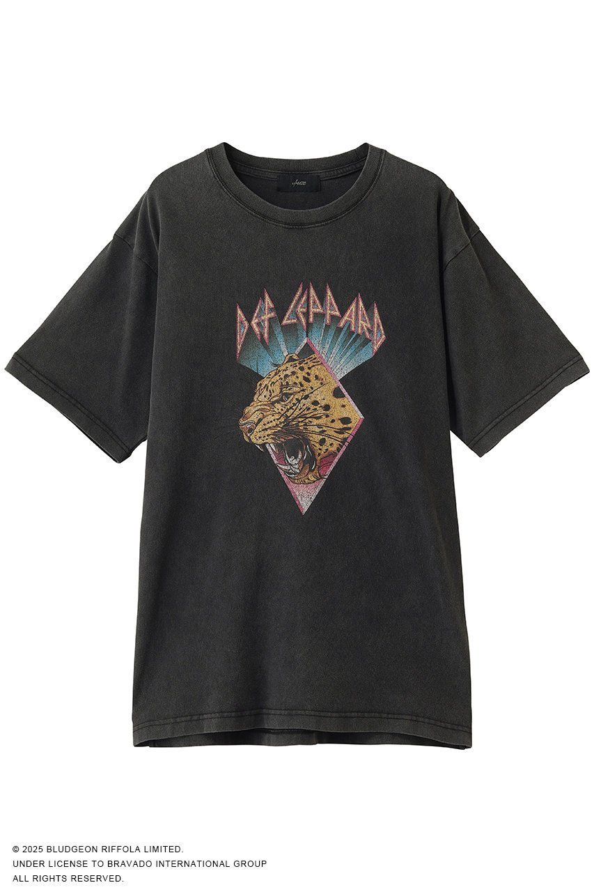 【その他のブランド/Other】の【UNISEX】Def Leppard Leopard SS Tシャツ インテリア・キッズ・メンズ・レディースファッション・服の通販 founy(ファニー) 　ファッション　Fashion　レディースファッション　Fashion for Women　トップス・カットソー　Cut & Sew Tops　シャツ・ブラウス・オフィスカジュアル　Elegant Blouses & Button-Ups　ロングTシャツ・Tシャツ　Longline T-Shirts & Tees　カットソー・ベーシックTシャツ　Cut-and-Sewn Tops / Stretch Tees & Basics　ユニセックス　Unisex, Genderless　ショート　Short, Short Length　スリーブ　Sleeve, Long Sleeve / Short Sleeve　フロント　Front, Front Design　ワーク　Workwear, Utility Style　ヴィンテージ　Vintage Style　新作・新入荷　New Arrivals / New In　ブラック|ID: prp329100004942535 ipo3291000000037095693
