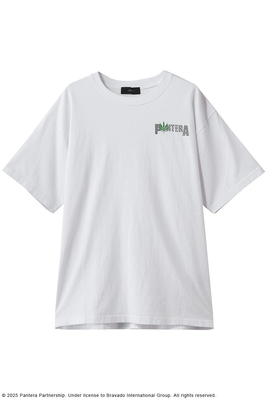 【その他のブランド/Other】の【UNISEX】Pantera Leaf Logo SS Tシャツ インテリア・キッズ・メンズ・レディースファッション・服の通販 founy(ファニー) 　ファッション　Fashion　レディースファッション　Fashion for Women　ユニセックス　Unisex, Genderless　グラフィック　Graphic, Graphic Design　ショート　Short, Short Length　スラックス　Slacks, Dress Pants　スリーブ　Sleeve, Long Sleeve / Short Sleeve　フロント　Front, Front Design　ワイド　Wide, Wide Fit　ヴィンテージ　Vintage Style　新作・新入荷　New Arrivals / New In　ホワイト|ID: prp329100004942539 ipo3291000000037095720