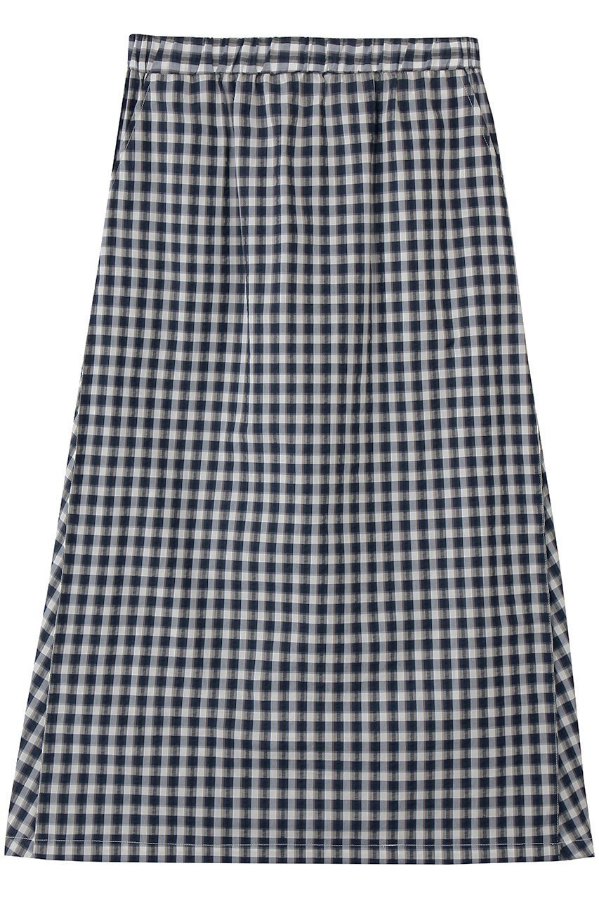【ミディウミ/MidiUmi】のseersucker check SK スカート インテリア・キッズ・メンズ・レディースファッション・服の通販 founy(ファニー) 　ファッション　Fashion　レディースファッション　Fashion for Women　スカート　Skirts　ロングスカート　Long Skirts / Maxi & Midi Skirts　おすすめ　Recommended / Our Picks　セットアップ　Set-Up, Coordinated Outfit　チェック　Check, Plaid, Tartan　プリーツ　Pleats, Pleated　ボックス　Boxy, Box Shape　ロング　Long, Long-Length　夏　Summer　新作・新入荷　New Arrivals / New In　春　Spring　S/S・春夏　SS, Spring/Summer, Warm Season　navy|ID: prp329100004942541 ipo3291000000037095736