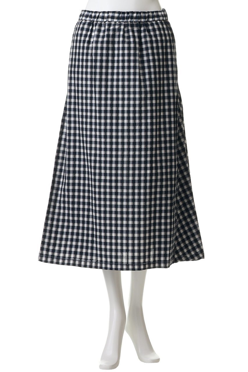 【ミディウミ/MidiUmi】のseersucker check SK スカート 人気、トレンドファッション・服の通販 founy(ファニー) 　ファッション　Fashion　レディースファッション　Fashion for Women　スカート　Skirts　ロングスカート　Long Skirts / Maxi & Midi Skirts　おすすめ　Recommended / Our Picks　セットアップ　Set-Up, Coordinated Outfit　チェック　Check, Plaid, Tartan　プリーツ　Pleats, Pleated　ボックス　Boxy, Box Shape　ロング　Long, Long-Length　夏　Summer　新作・新入荷　New Arrivals / New In　春　Spring　S/S・春夏　SS, Spring/Summer, Warm Season　other-2|ID: prp329100004942541 ipo3291000000037095738