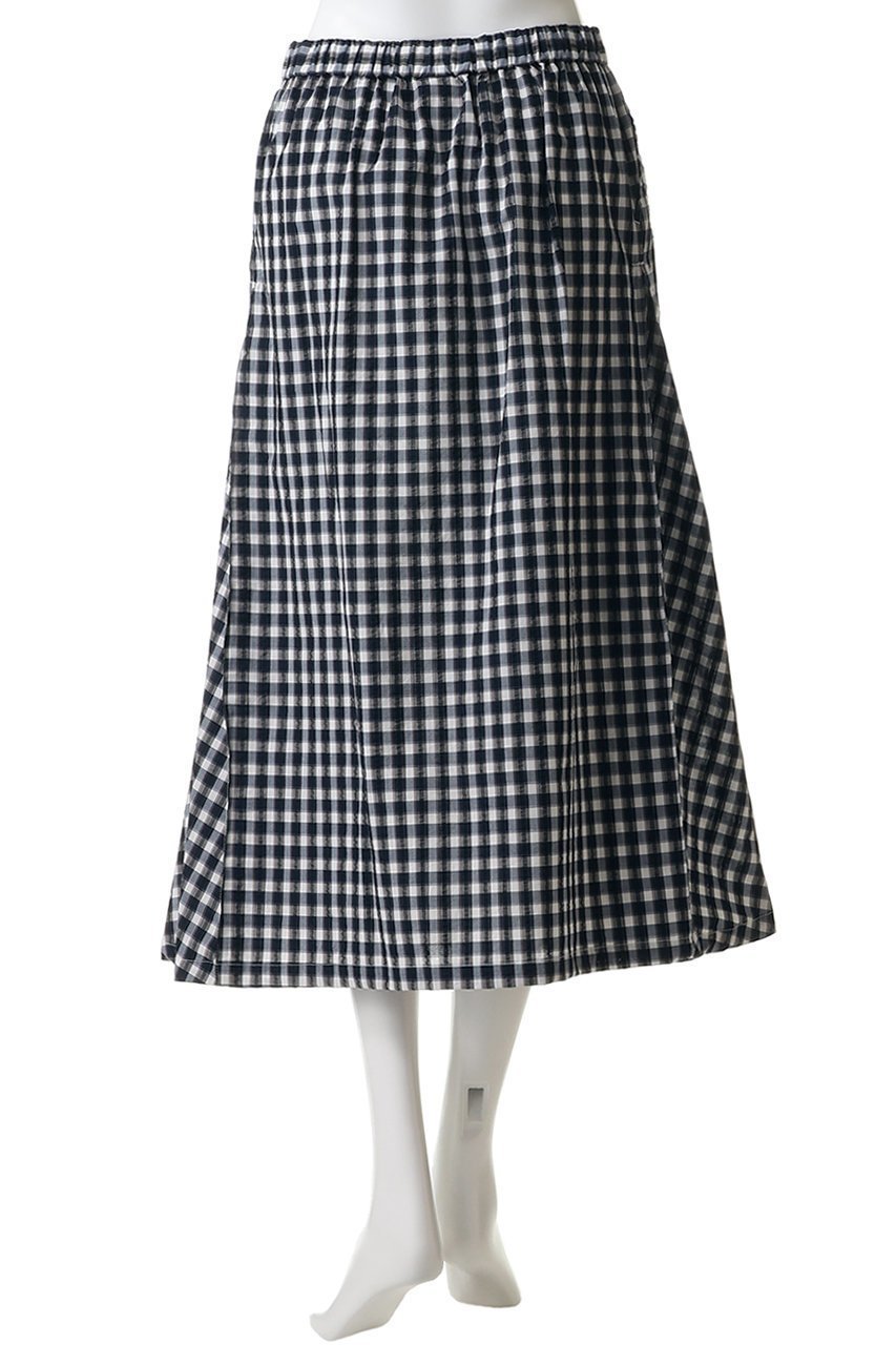 【ミディウミ/MidiUmi】のseersucker check SK スカート 人気、トレンドファッション・服の通販 founy(ファニー) 　ファッション　Fashion　レディースファッション　Fashion for Women　スカート　Skirts　ロングスカート　Long Skirts / Maxi & Midi Skirts　おすすめ　Recommended / Our Picks　セットアップ　Set-Up, Coordinated Outfit　チェック　Check, Plaid, Tartan　プリーツ　Pleats, Pleated　ボックス　Boxy, Box Shape　ロング　Long, Long-Length　夏　Summer　新作・新入荷　New Arrivals / New In　春　Spring　S/S・春夏　SS, Spring/Summer, Warm Season　other-4|ID: prp329100004942541 ipo3291000000037095740