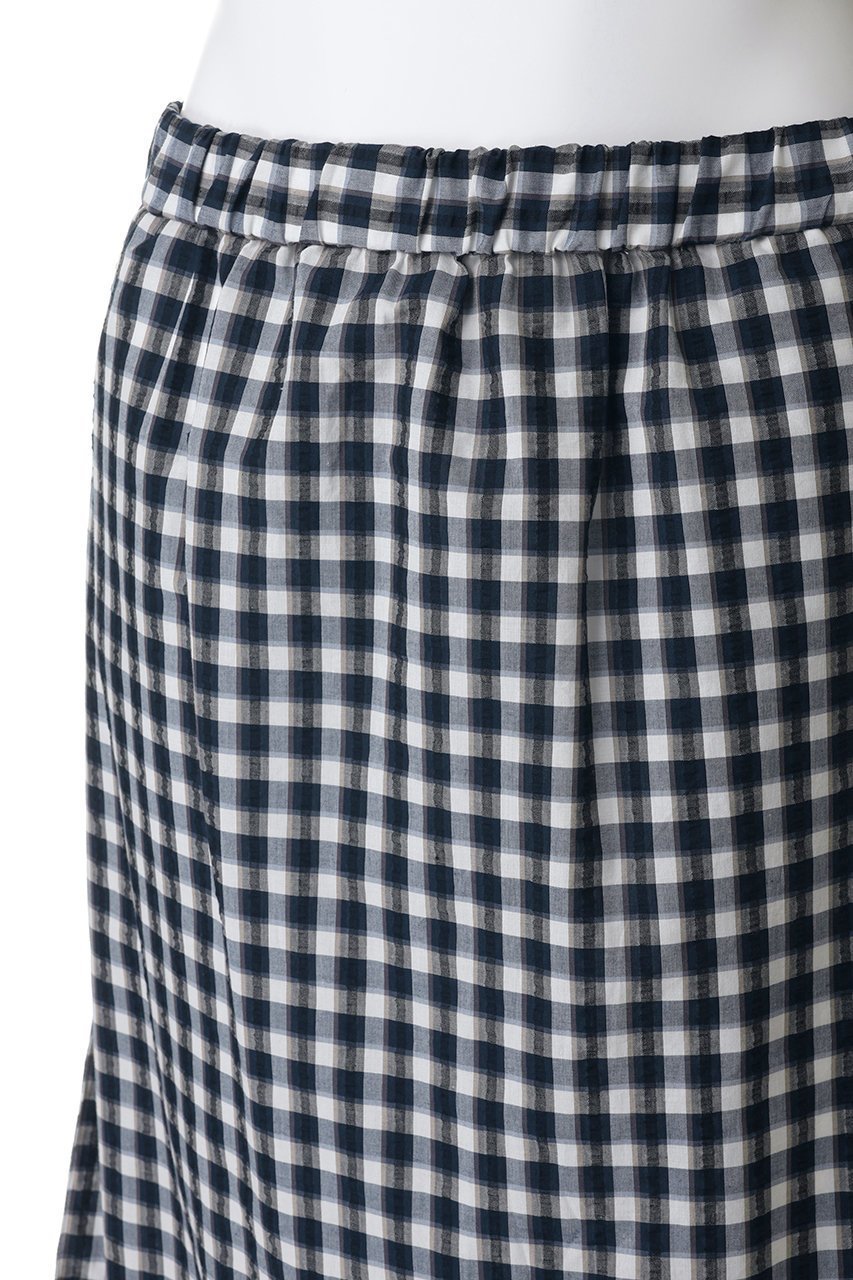 【ミディウミ/MidiUmi】のseersucker check SK スカート 人気、トレンドファッション・服の通販 founy(ファニー) 　ファッション　Fashion　レディースファッション　Fashion for Women　スカート　Skirts　ロングスカート　Long Skirts / Maxi & Midi Skirts　おすすめ　Recommended / Our Picks　セットアップ　Set-Up, Coordinated Outfit　チェック　Check, Plaid, Tartan　プリーツ　Pleats, Pleated　ボックス　Boxy, Box Shape　ロング　Long, Long-Length　夏　Summer　新作・新入荷　New Arrivals / New In　春　Spring　S/S・春夏　SS, Spring/Summer, Warm Season　other-5|ID: prp329100004942541 ipo3291000000037095741