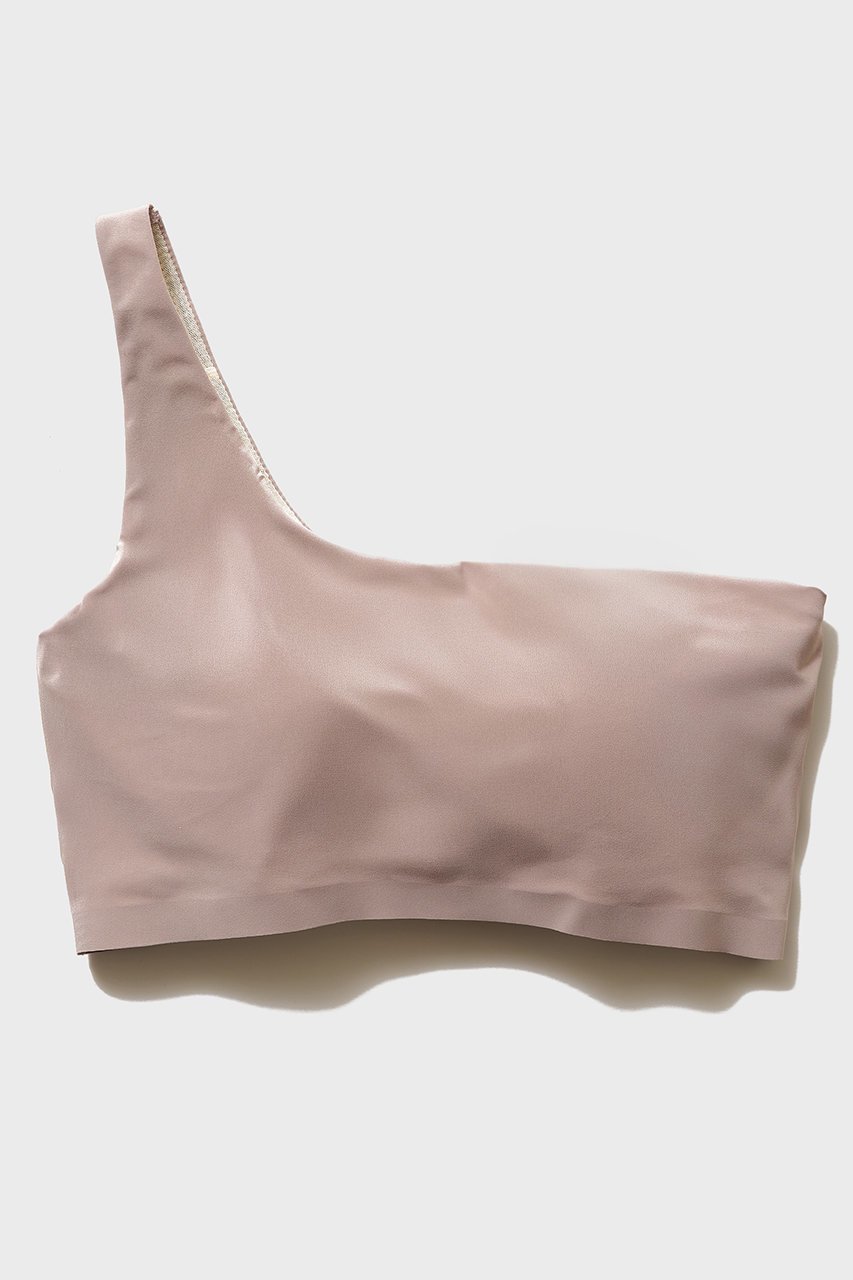 【ナイスナイスモーメント/NICENICE MOMENT】のワンショルダー ブラ(3Dカップ付き) インテリア・キッズ・メンズ・レディースファッション・服の通販 founy(ファニー) 　ファッション　Fashion　レディースファッション　Fashion for Women　下着・ランジェリー　Lingerie & Intimates　その他ランジェリー・インナーアイテム　Other Lingerie / Intimates　インナー　Innerwear　ショルダー　Shoulder, Shoulder Strap　ストレッチ　Stretch, Stretchy Fabric　デコルテ　Décolleté, Neckline　ブラジャー　Bra, Lingerie　ランジェリー　Lingerie, Intimate Wear　ワイヤー　Wire, Wired Bra　新作・新入荷　New Arrivals / New In　スモーク|ID: prp329100004942544 ipo3291000000037095757