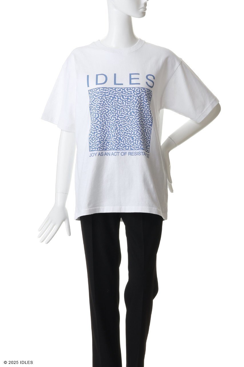 【その他のブランド/Other】の【UNISEX】Idles Resistance Box Print SS Tシャツ 人気、トレンドファッション・服の通販 founy(ファニー) 　ファッション　Fashion　レディースファッション　Fashion for Women　トップス・カットソー　Cut & Sew Tops　シャツ・ブラウス・オフィスカジュアル　Elegant Blouses & Button-Ups　ロングTシャツ・Tシャツ　Longline T-Shirts & Tees　カットソー・ベーシックTシャツ　Cut-and-Sewn Tops / Stretch Tees & Basics　ユニセックス　Unisex, Genderless　おすすめ　Recommended / Our Picks　グラフィック　Graphic, Graphic Design　ショート　Short, Short Length　シンプル　Simple, Minimal　スリーブ　Sleeve, Long Sleeve / Short Sleeve　デニム　Denim, Jeans Material　フェミニン　Feminine, Girly　フロント　Front, Front Design　ワイド　Wide, Wide Fit　新作・新入荷　New Arrivals / New In　other-2|ID: prp329100004942550 ipo3291000000037095791