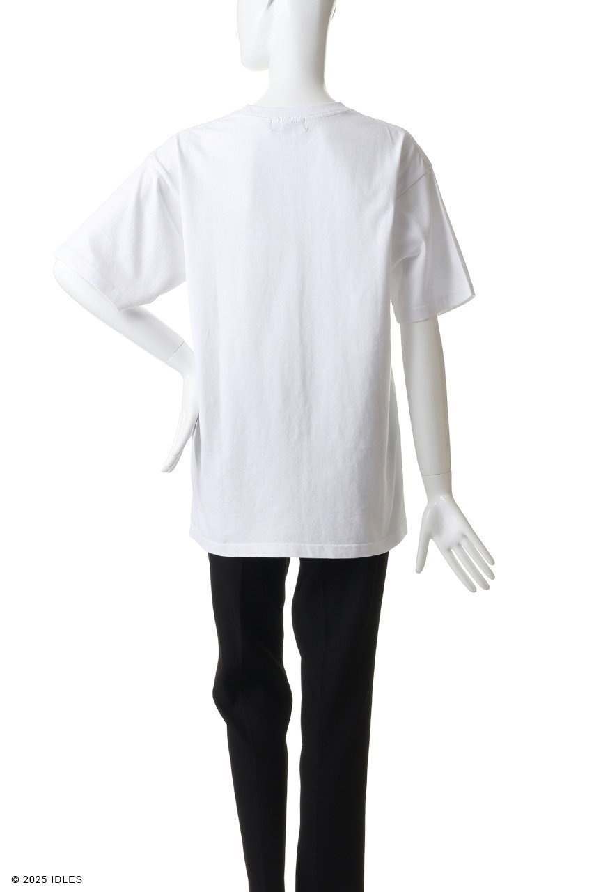 【その他のブランド/Other】の【UNISEX】Idles Flower Box Print SS Tシャツ 人気、トレンドファッション・服の通販 founy(ファニー) 　ファッション　Fashion　レディースファッション　Fashion for Women　トップス・カットソー　Cut & Sew Tops　シャツ・ブラウス・オフィスカジュアル　Elegant Blouses & Button-Ups　ロングTシャツ・Tシャツ　Longline T-Shirts & Tees　カットソー・ベーシックTシャツ　Cut-and-Sewn Tops / Stretch Tees & Basics　ユニセックス　Unisex, Genderless　グラフィック　Graphic, Graphic Design　ショート　Short, Short Length　スリーブ　Sleeve, Long Sleeve / Short Sleeve　フラワー　Flower, Floral　フロント　Front, Front Design　プリント　Print, Printed Pattern　モノトーン　Monotone, Black and White　新作・新入荷　New Arrivals / New In　other-4|ID: prp329100004942551 ipo3291000000037095799